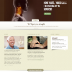 WordPress installation for a local osteopath